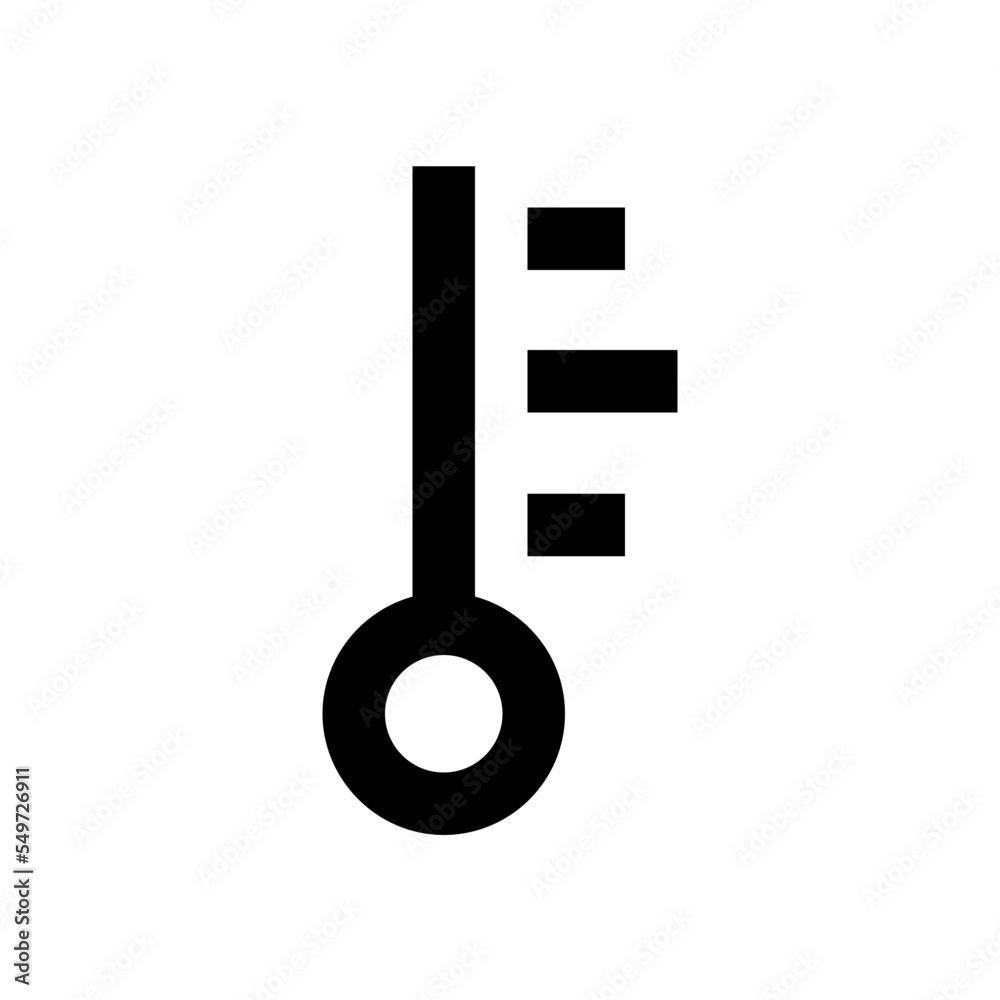 Thermometer Vector Icon Thermometer Vector Icon