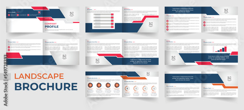 Creative  landscape company profile  corporate brochure design