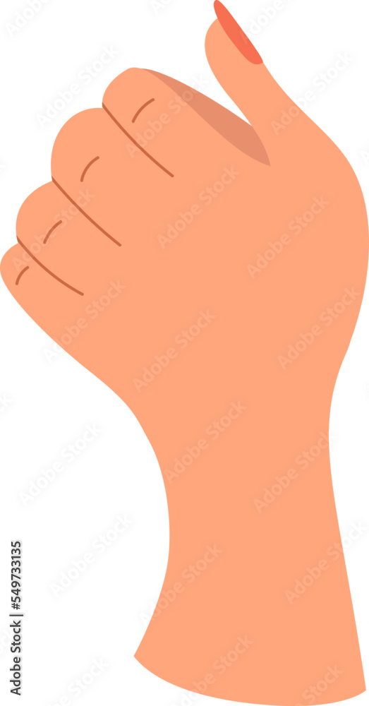 Journalist hand flat icon Arm rise up Journalist hand flat icon Arm rise up