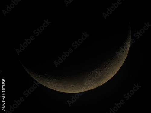 Original photo of crescent moon
