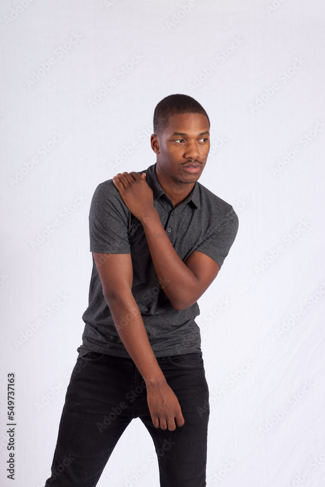 Thoughtful Black man Thoughtful Black man