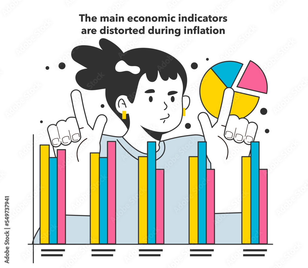 The main economic indicators are distorted during inflation. Economics The main economic indicators are distorted during inflation. Economics