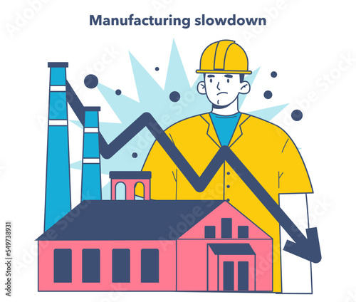 Manufacturing slowdown as a inflation expectations cycle part. Economics