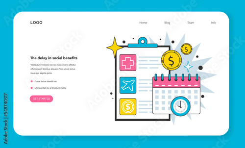 The delay in social benefits as a measure to reduce inflation web banner
