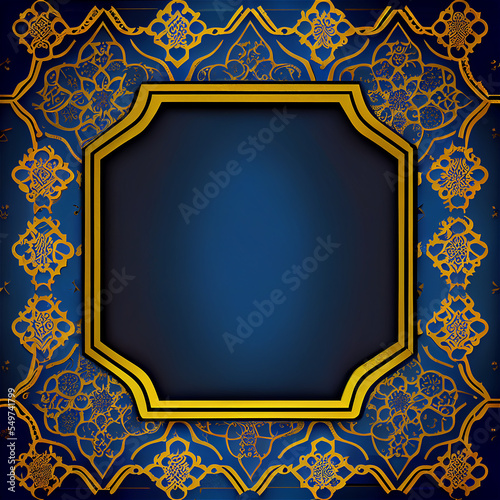 arabic background blue and ...