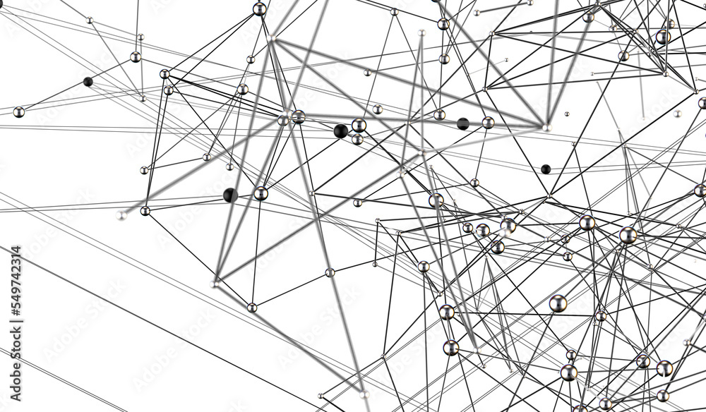 network structure - abstract design connection network structure - abstract design connection