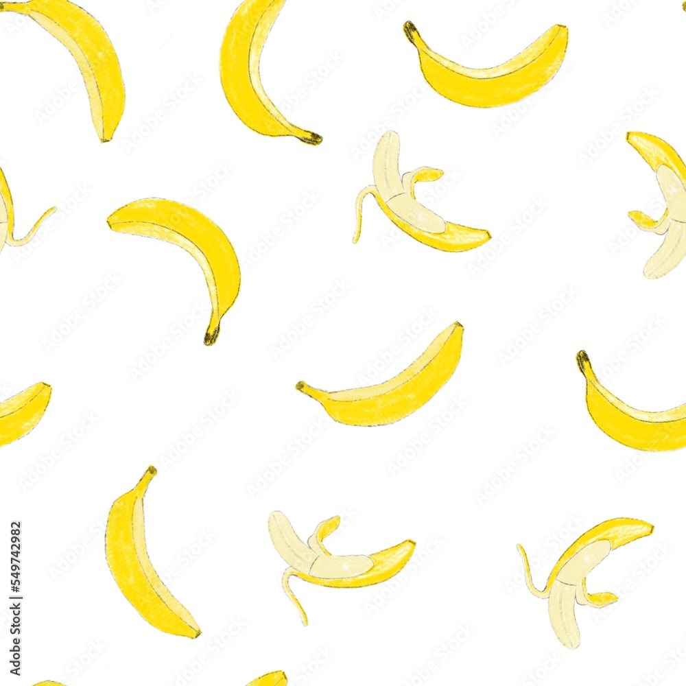 banana seamless pastel pattern