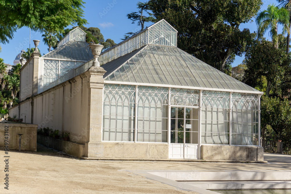 Antique Greenhouse in the Botanical Garden of the University of Coimbra Antique Greenhouse in the Botanical Garden of the University of Coimbra
