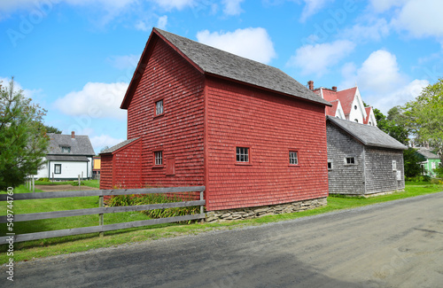 Typical house in the historical village of Sherbrook, Nova Scotia