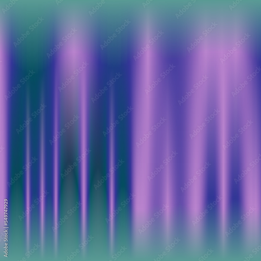 Fototapeta premium Color interpolation north light gradient illustration