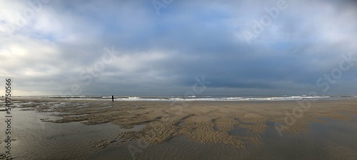 northsea coast  beach  julianadorp  netherlands  panorama  stroller  