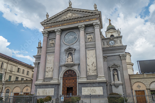 The Basilica of Maria Ausiliatrice in Turin