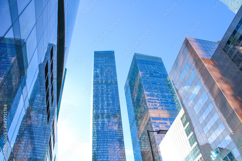 Fototapeta premium High-rise buildings against the sky. Skyscraper