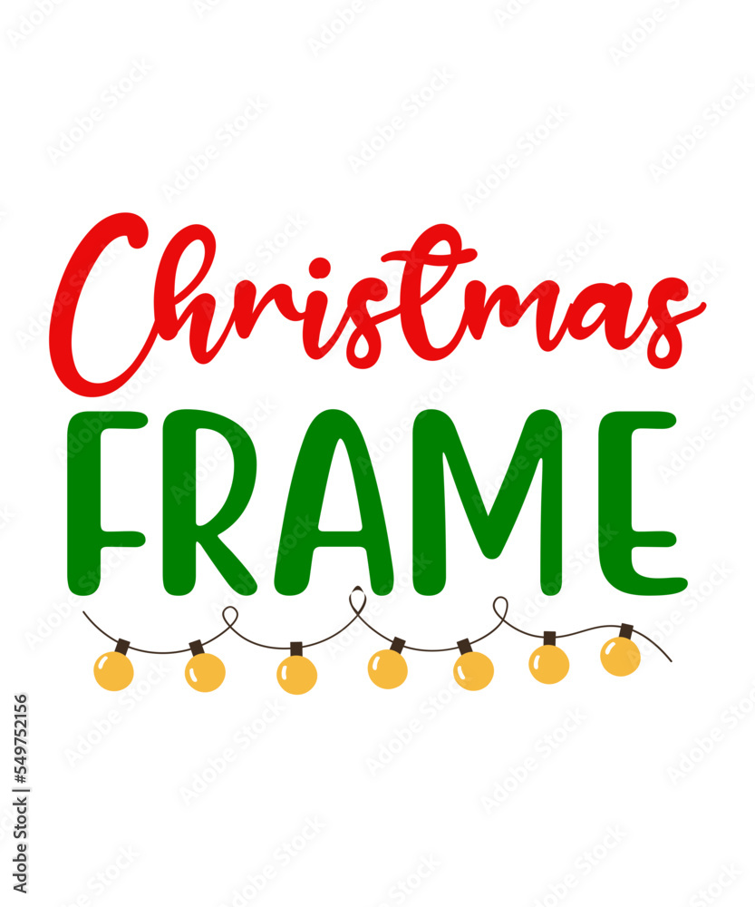 Christmas Frame SVG
