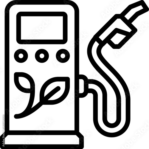 biofuel outline icon