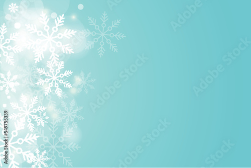winter snowflakes shape - snow design element - christmas snowfall happy new year theme