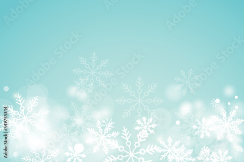 winter snowflakes shape - snow design element - christmas snowfall happy new year theme