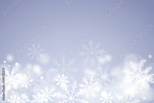 winter snowflakes shape - snow design element - christmas snowfall happy new year theme