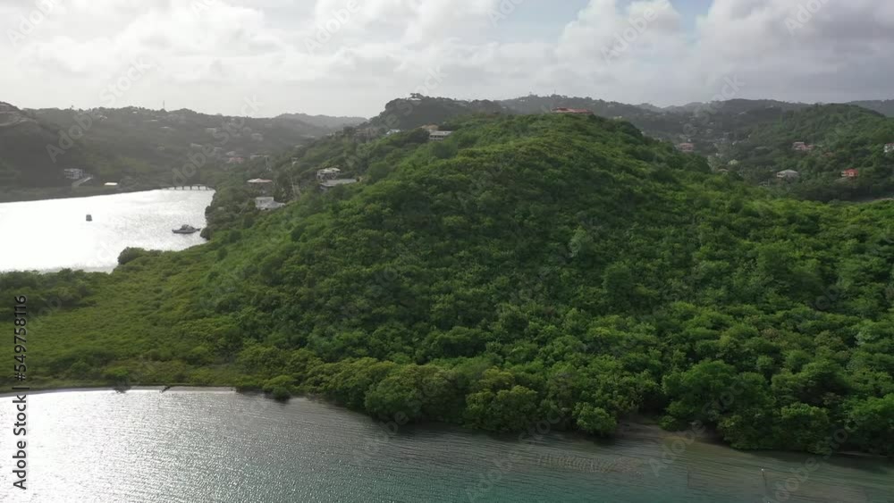 Lagoons and coastal line of Grenada Lagoons and coastal line of Grenada