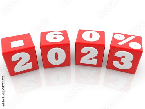 60 percent discount in 2023 on red play blocks