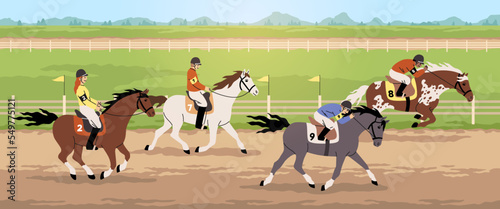 Fotografie, Tablou Equestrian competitions