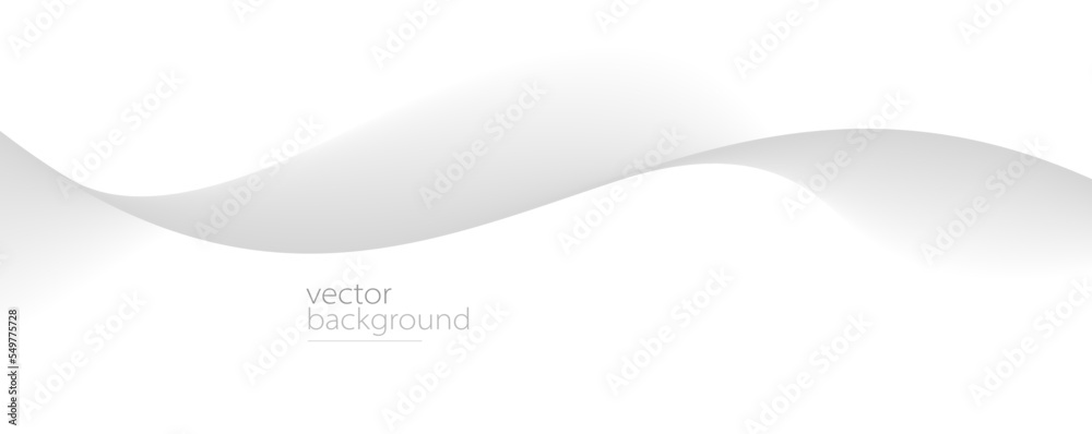 Flowing grey curve shape with soft gradient vector abstract background, relaxing and tranquil art, ease and tranquil image. Flowing grey curve shape with soft gradient vector abstract background, relaxing and tranquil art, ease and tranquil image.