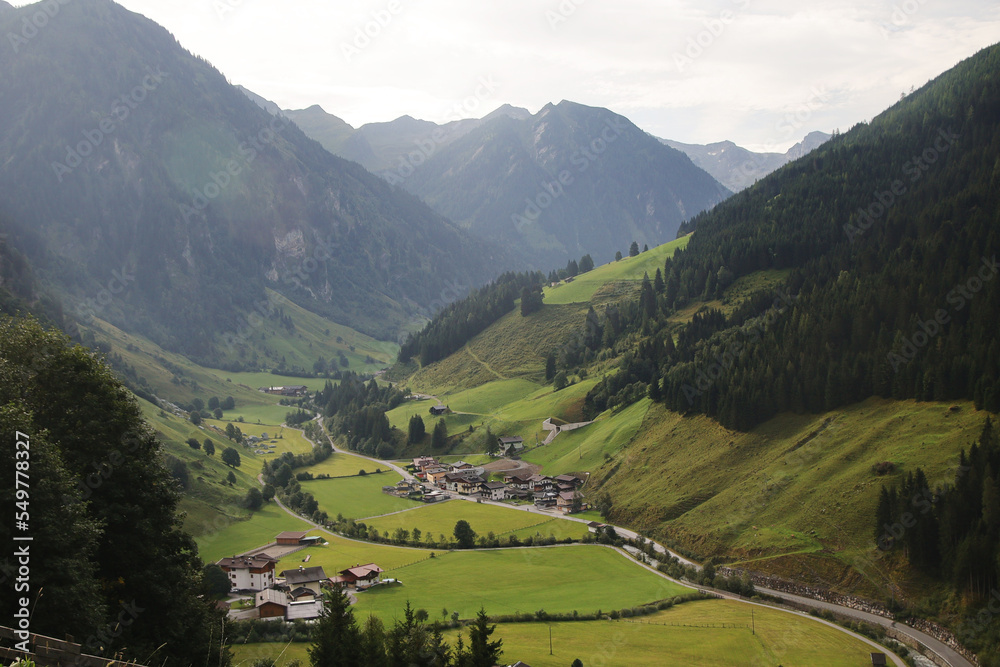 Karteis village in Grossarl valley in the Austrian Alps, Austria	