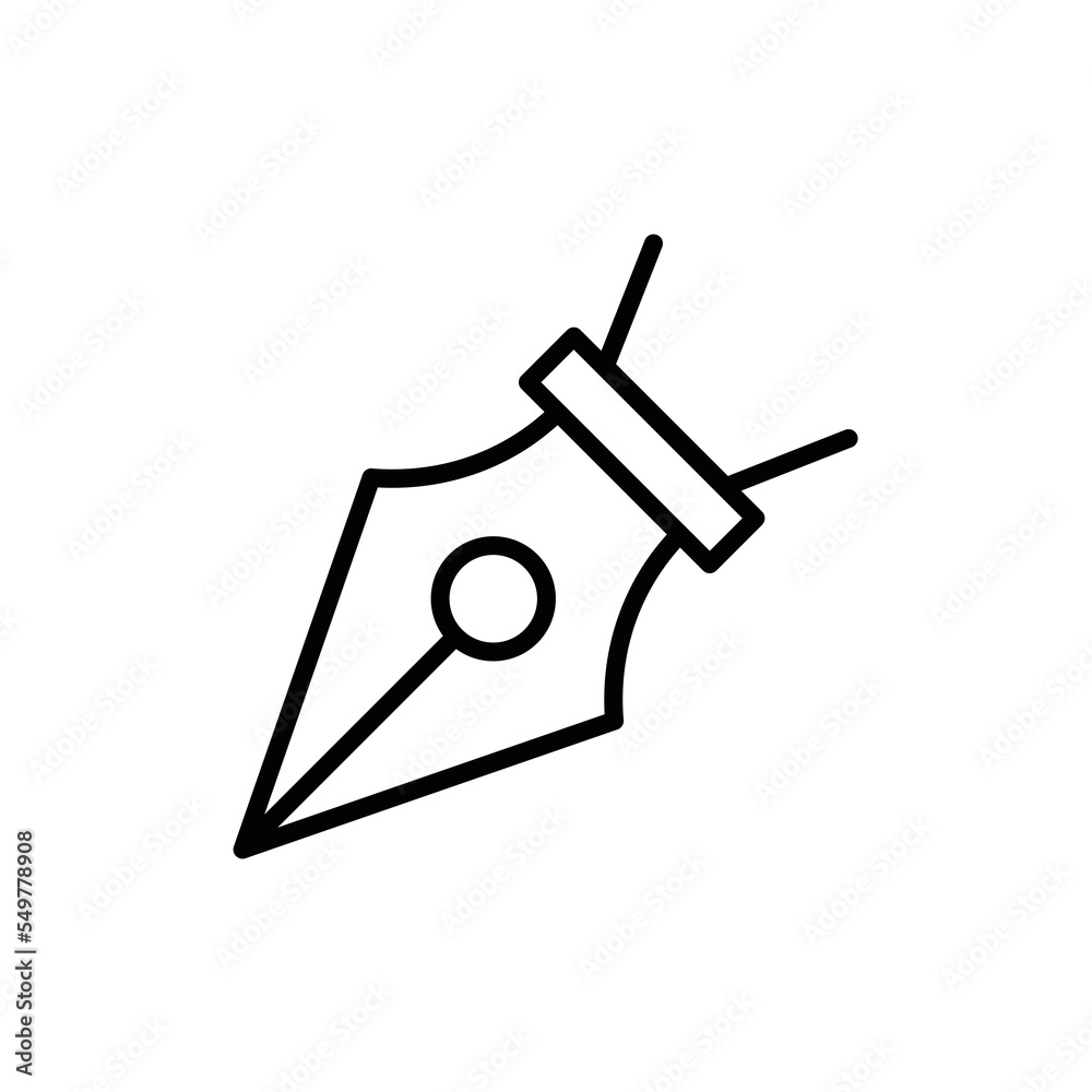 fountain pen icon design vector template fountain pen icon design vector template