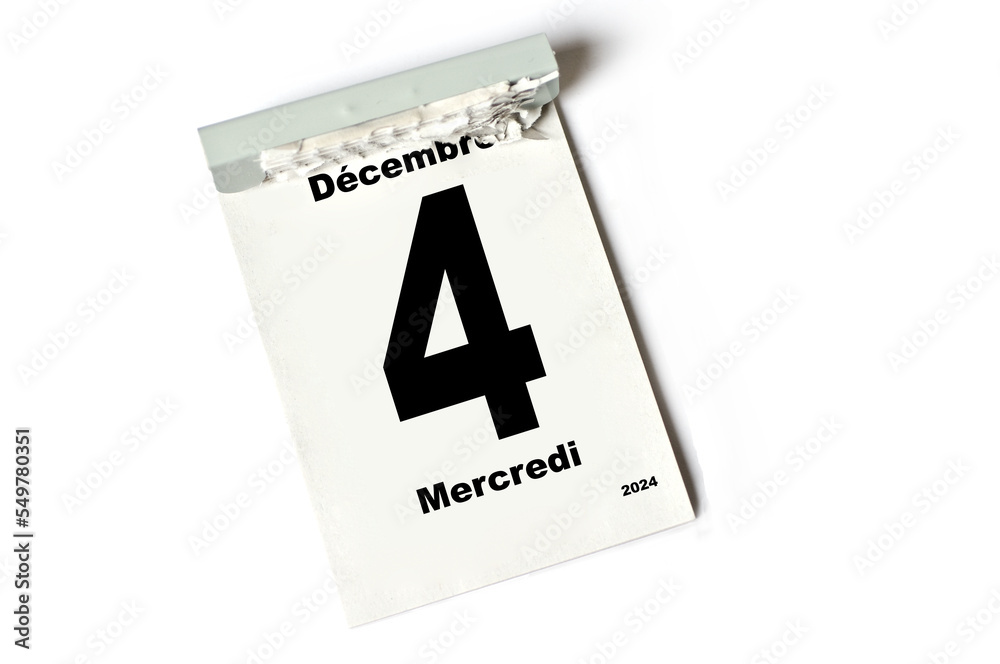 4 Décembre 2024