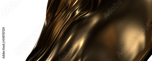 gold cloth, luxury smooth golden background, wave png transparent.