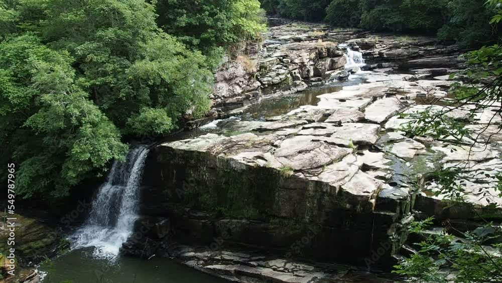Clyde of Falls upstream from Glasgow Scotland Clyde of Falls upstream from Glasgow Scotland