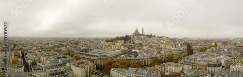 Paris Aerial rainy day © eachfilm