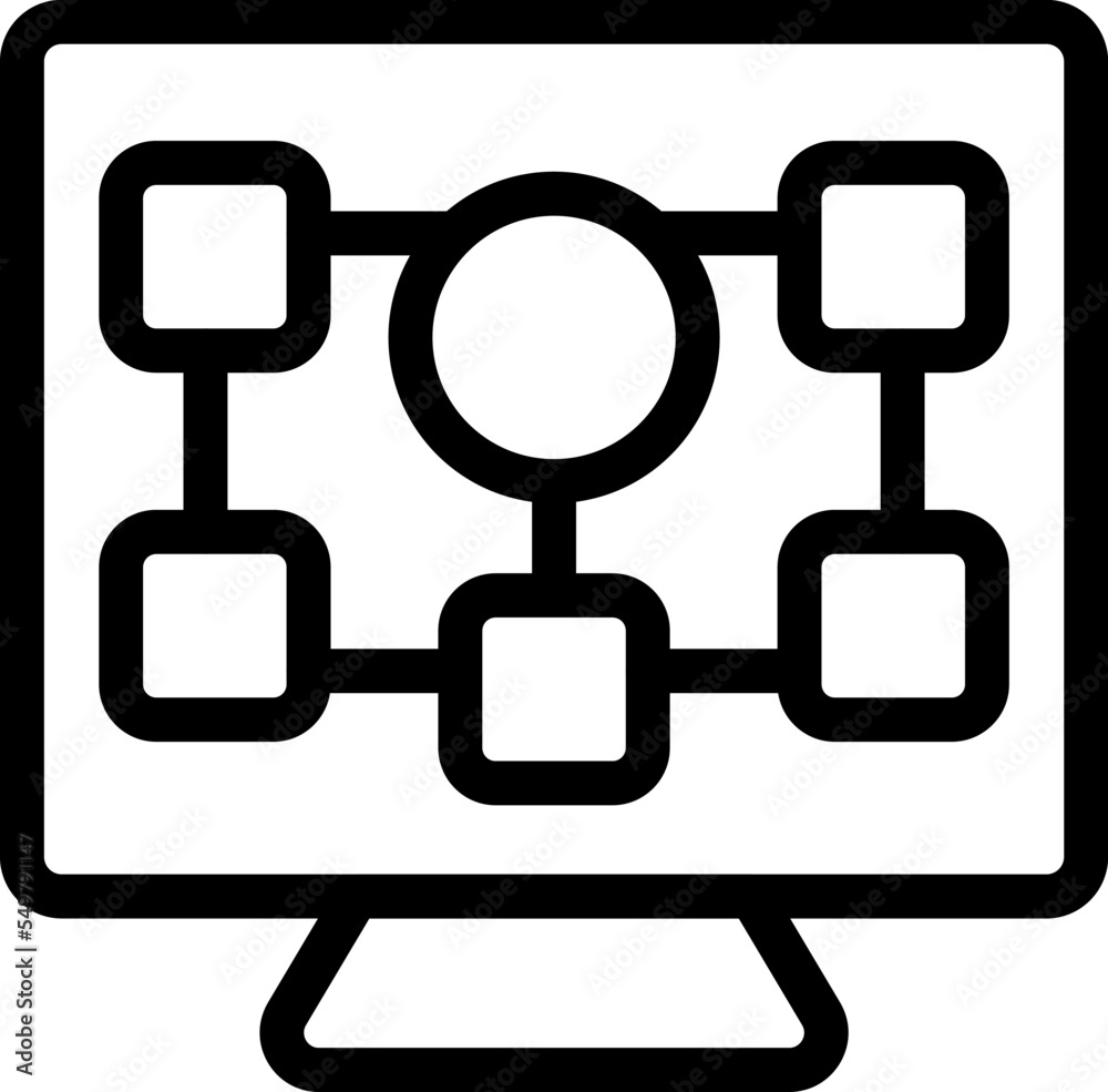 Smart monitor icon outline vector. Internet game. Camera digital Smart monitor icon outline vector. Internet game. Camera digital