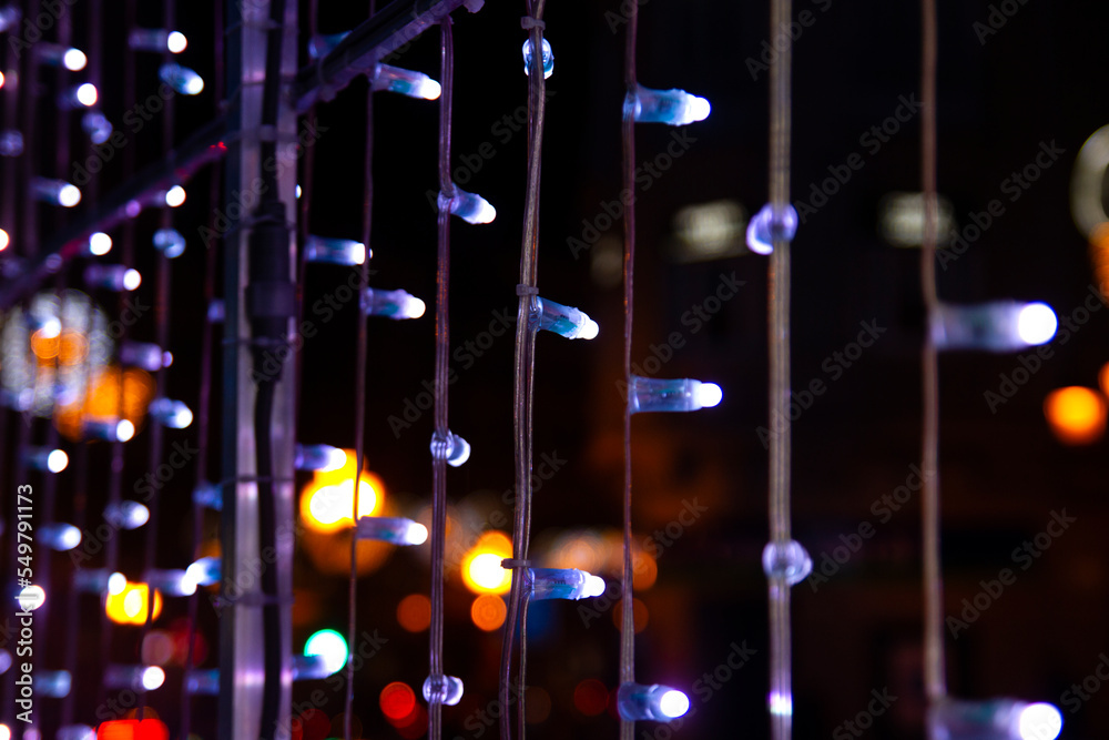 Obraz premium Led lights christmas decoration