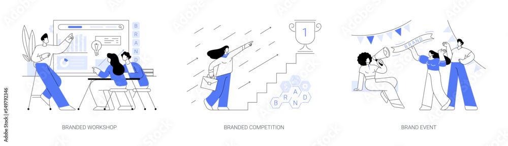 Marketing promo abstract concept vector illustrations. Marketing promo abstract concept vector illustrations.