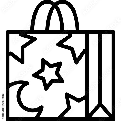 midnight sale outline icon