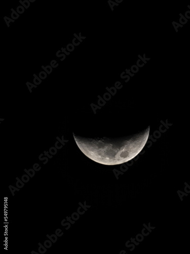 bottom half of the moon