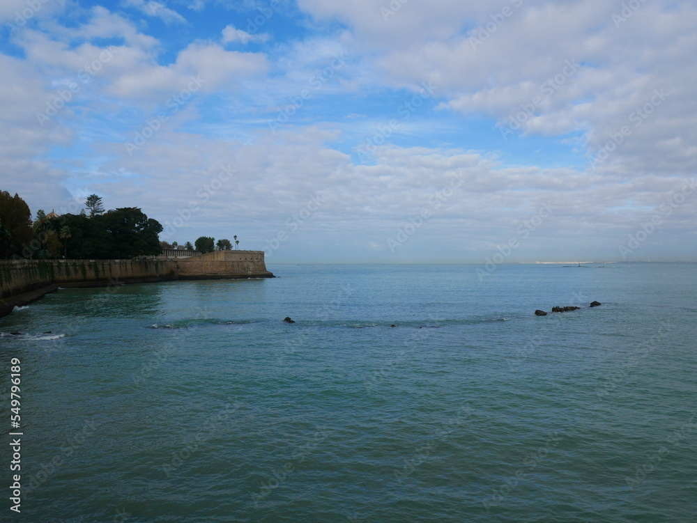 veduta della città di cadice