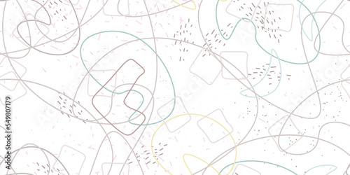 Wallpaper Mural Chaotic Simple Seamless Pattern Textile One Line Torontodigital.ca