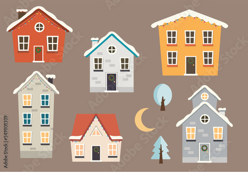 home set elemets flat building