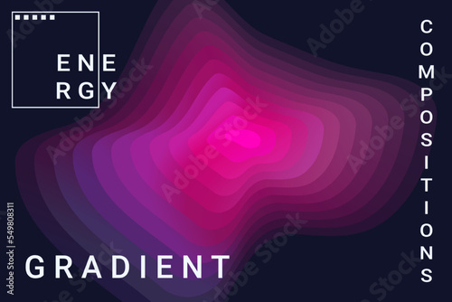 Vector abstract banner template background graphic design. Abstract concept.