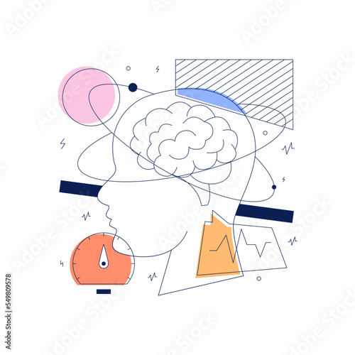 Mental health flat illustration design 
