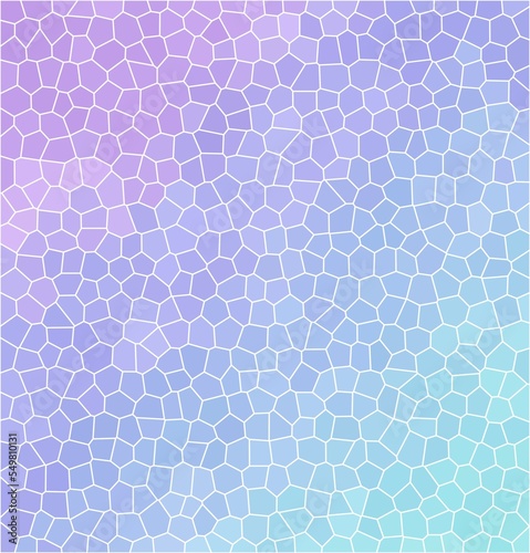 Blue and purple pastel abstract mosaic pattern background. 