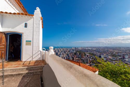 Itaparica  vista do Convento da Penha. Vila Velha, Vitória, Espirito Santo, Brasil ponte, montanha mar photo