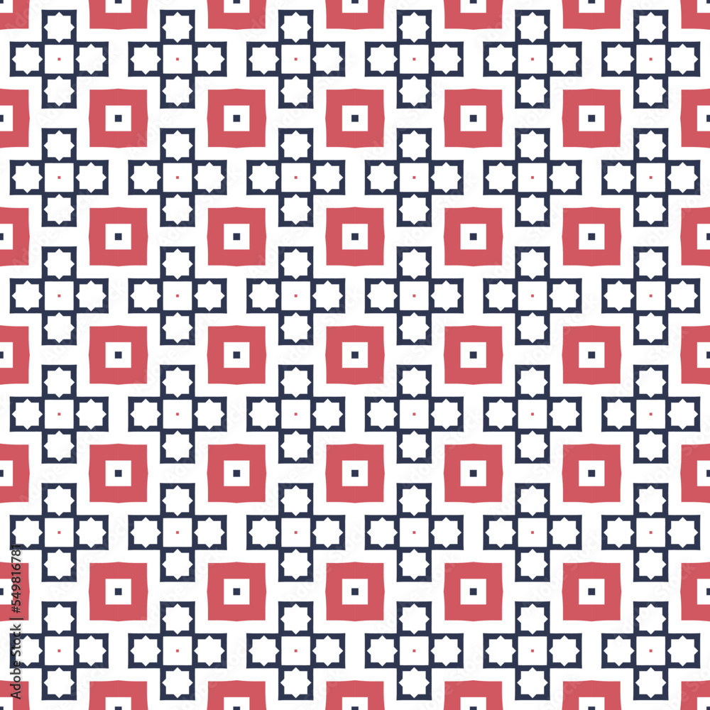 Geometric pattern. Seamless vector background. Ethnic graphic design.	