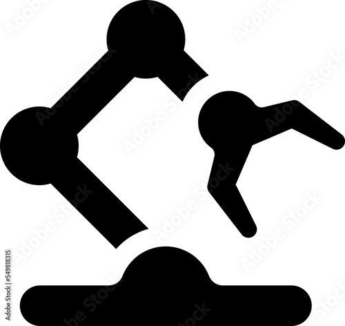 Robotic arm icon