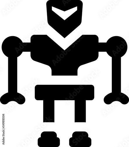 Robotic technology icon