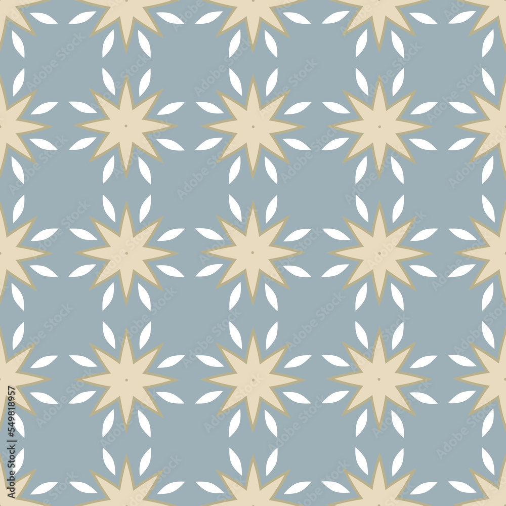 Abstract arabesque seamless pattern. Floral muslim ornamental texture. Artistic mosaic background in arab orient style Abstract arabesque seamless pattern. Floral muslim ornamental texture. Artistic mosaic background in arab orient style
