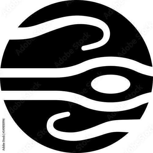 Neptune planet icon
