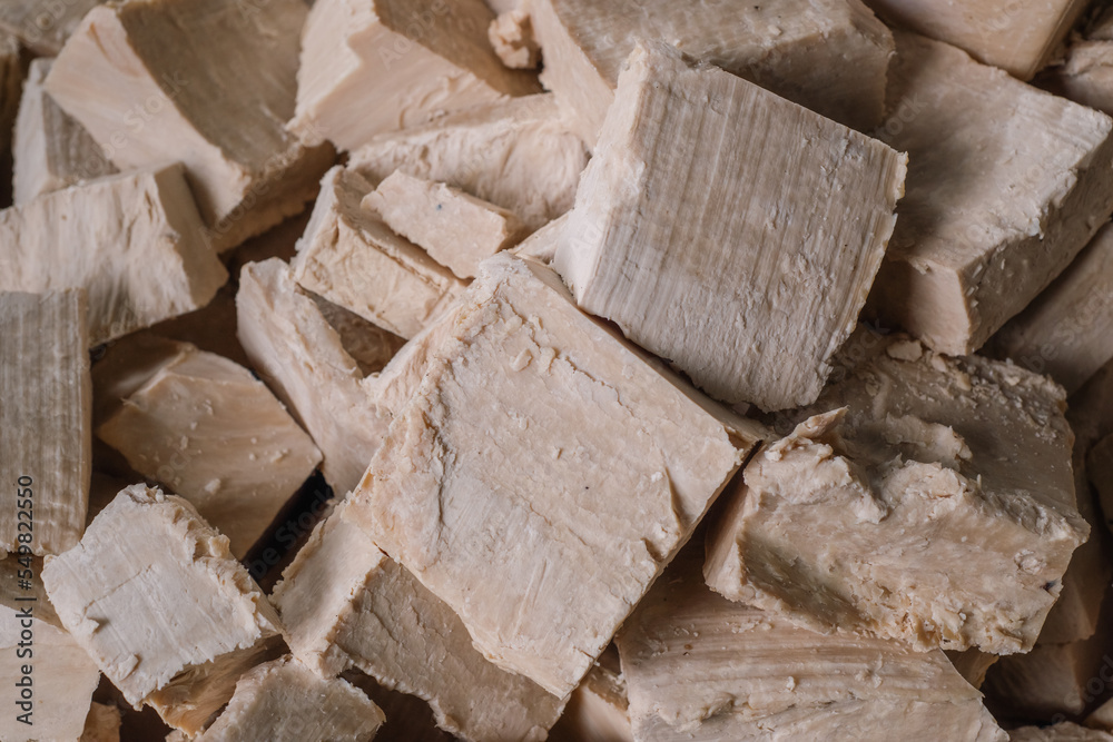 Large pieces of natural soap made from animal fat top view. Large pieces of natural soap made from animal fat top view.